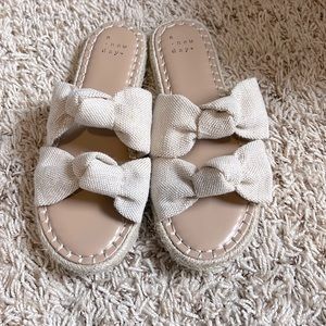 A New Day Miriam Double Knotted
Espadrille Slide Sandals
